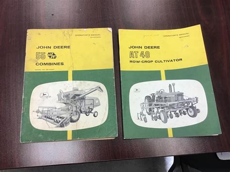 John Deere Owners Manuals Bigiron Auctions