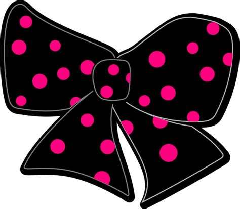 Bow With Polka Dots Clip Art At Vector Clip Art Online Royalty Free And Public Domain