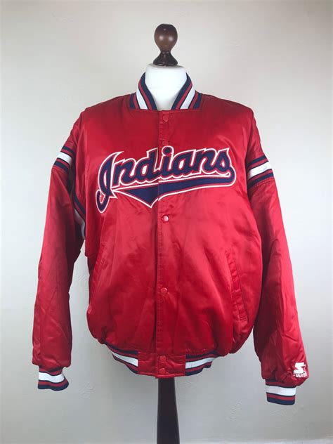 Vintage Starter Cleveland Indians Jacket Etsy