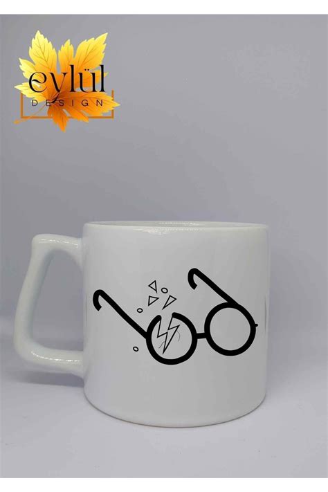 Eylül Design Harry Potter Minimal Gözlük Özel Tasarım Baskılı Lüks