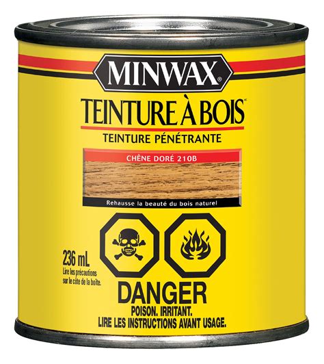 Teinture Bois Ch Ne Dor Ml De Minwax Potvin Bouchard