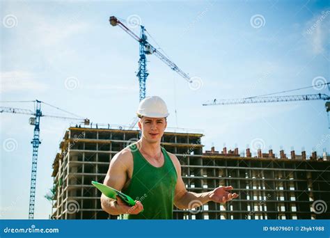 Handsome Male Athlete Man With Naked Torso Stock Image Image Of Happy