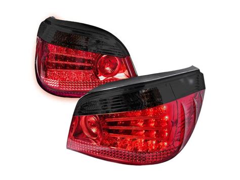 Spec D Smoked Red And Black Led Tail Lights Lt E Gled Ks Realtruck