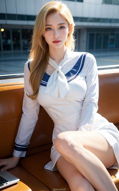 Blonde Beauty Airlineブロンド美女エアラインAICOS9150AIART 無料エロ漫画イズム