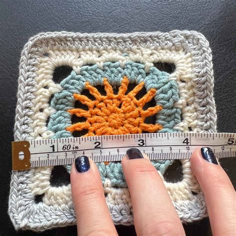 Sun And Moon Granny Square Crochet Pdf Pattern English New Off