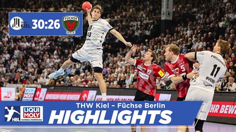 Thw Kiel F Chse Berlin Handball Bundesliga Highlights Youtube