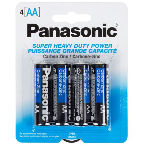 Panasonic AA Super Heavy Duty Battery 4 Pack