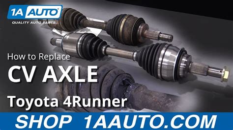 How To Replace Front CV Axle 2003 09 Toyota 4Runner 1A Auto