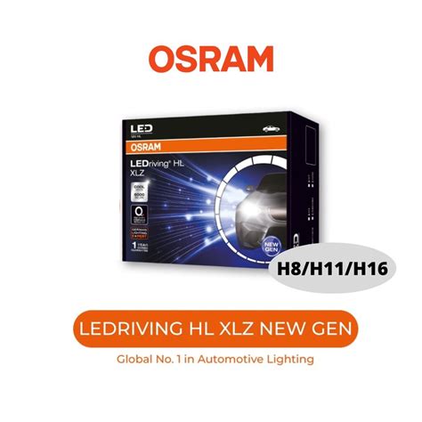 Original Osram Ledriving Hl Xlz New Gen Led Bulb Set Bulbs H H H