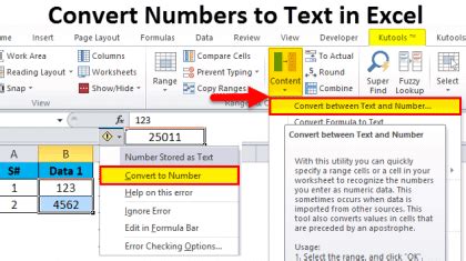 Convert Numbers To Text In Excel Top Methods You Must Know