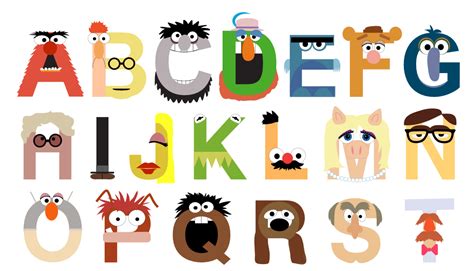 Mike BaBoon Design: Ladies and Gentlemen... It's The Muppet Alphabet