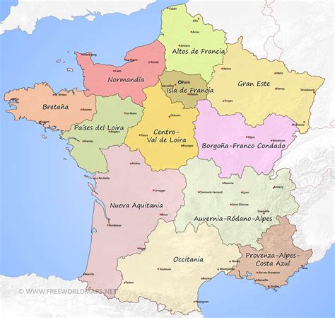 Mapa De Francia