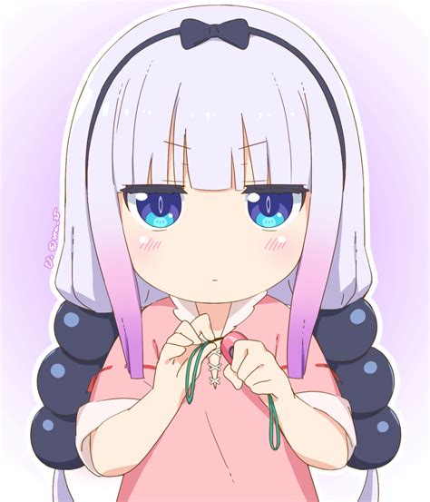 カンナカムイ 「カンナちゃん「あやしい😐」 Maidragon 小林さんちのメイドラゴン」u🌸💮のイラスト