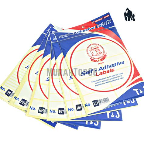 Jual Label Tom And Jerry Sticker Tom Jerry Self Adhesive Labels