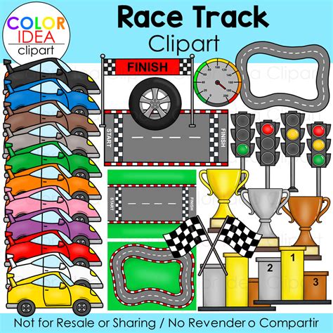 Race Track Clip Art