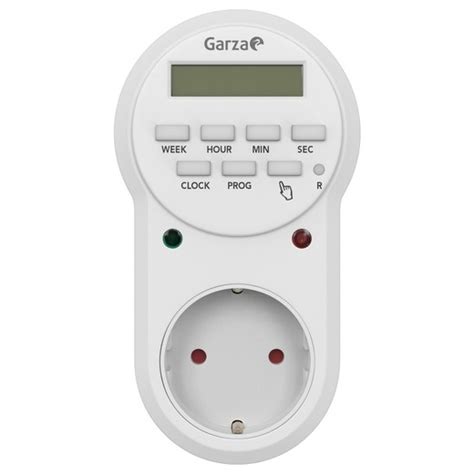 Garza Digital Timer Horas Tomada Switch Brycus