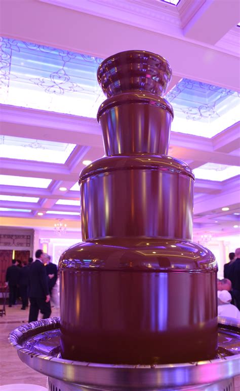 Finish your event with this impressive 4 tier chocolate Fountain ...