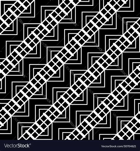 Design seamless monochrome grid pattern Royalty Free Vector