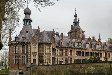 Ooidonk Castle, Belgium stock image. Image of ooidonk - 118726221