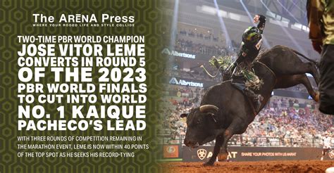 Two Time PBR World Champion Jose Vitor Leme Converts In Round 5 Of The