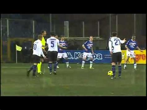 Sampdoria Inter 0 2 Ampia Sintesi SKY HD Highlights 27 02 2011 YouTube