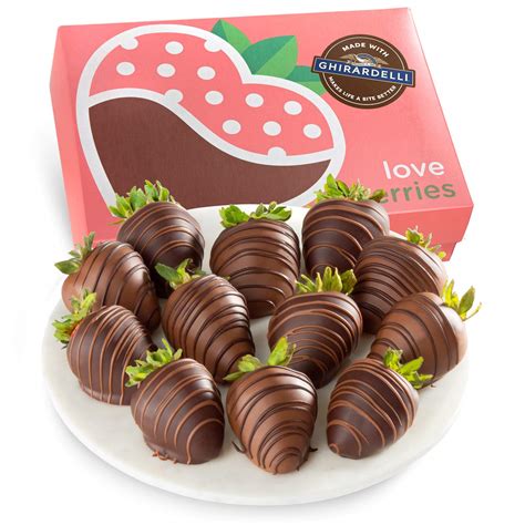 Made With Ghirardelli Chocolate Covered Strawberries 12 Berries