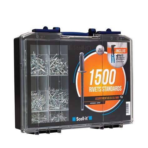 Coffret 1500 Rivets Standard Scell It