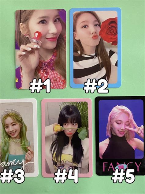 Twice Fancy Photocard Original Happymatcha Lolapay