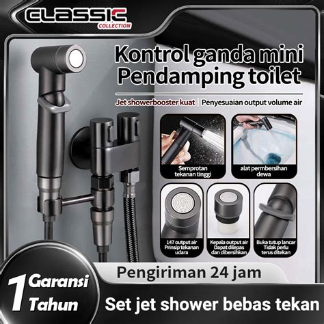 Jual Jet Shower Kloset Toilet Spray Bidet Black Closet Kloset Jet