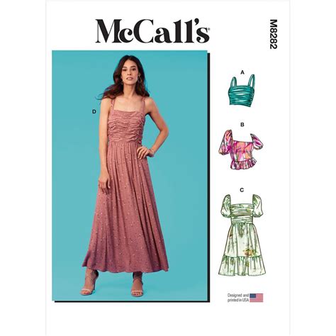 Misses Tops And Dresses Mccalls Sewing Pattern Sew Essential