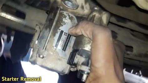 How To Remove Refitting Starter Motor Honda City Ballubhai Nt