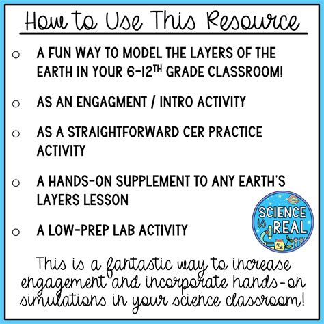 layers   earth lab fun  tasty lab science  real education