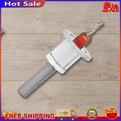 Wood Drilling Bit Tool Round Shank Chamfer Drilling Tool Carbide For