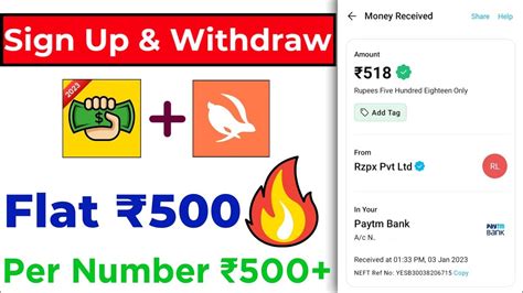 500 Biggest Loot😱 New Earning App Today New Loot Offer Today New