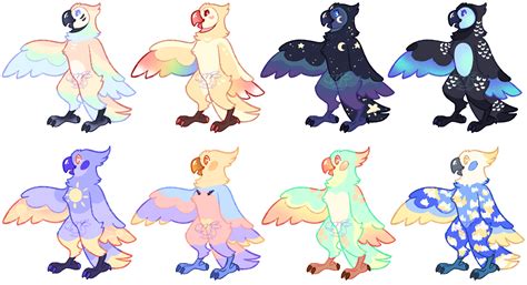 Closed Parrot Adopts By Mortalkakatsuki96 On Deviantart