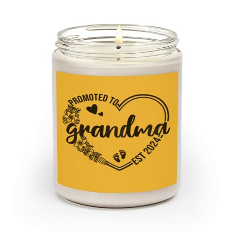 1st Time Grandma Est 2024 New First Grandma 2024 Scented Candles Sold By Penelopebonnie Sku