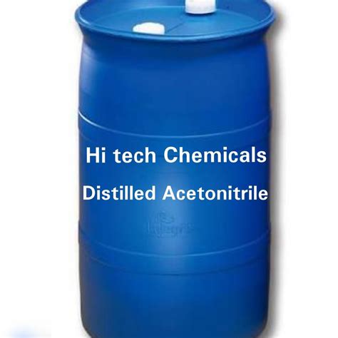 Distilled Acetonitrile Chemical Packaging Type PVC Drums Packaging