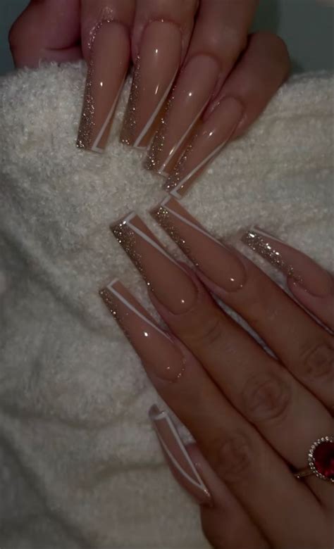 Square Nude Acrylic Nails Artofit