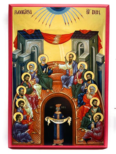 Orthodox Icon Of The Pentecost Descent Of The Holy Spirit On Etsy