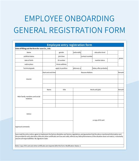 Free Onboarding Templates For Google Sheets And Microsoft Excel