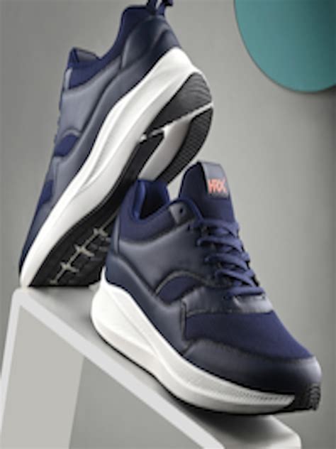 Buy Hrx By Hrithik Roshan Men Navy Blue Mesh Non Marking Running Shoes Sports Shoes For Men