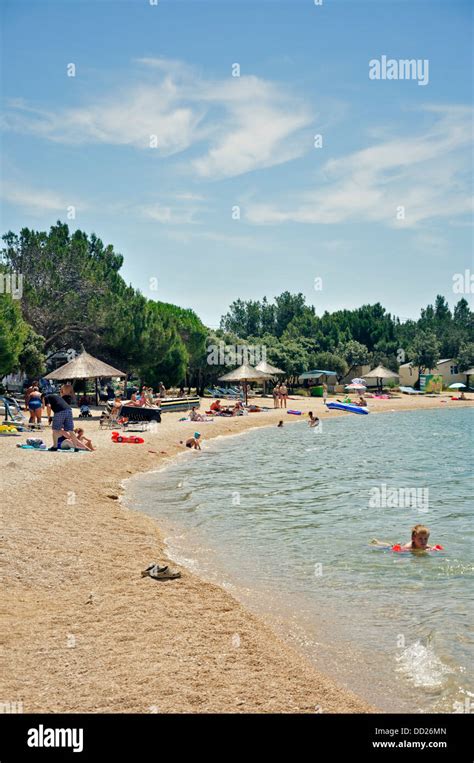 Camping Village Simuni Strand Insel Pag Kroatien Europa