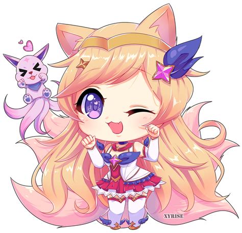 Star Guardian Ahri By Xyrise On Deviantart