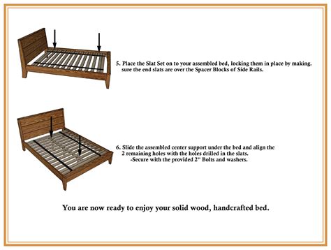 Bed Assembly Instructions | Wood Castle Company Store