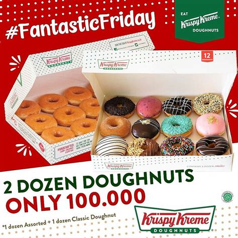 Krispy Kreme Fantastic Friday Promo Beli 2 Lusin Doughuts Cuma RP 100