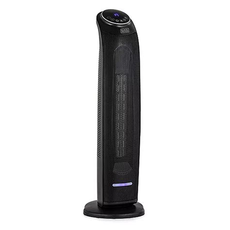 Black And Decker 22kw Ceramic Tower Fan Heater Black Kaleidoscope