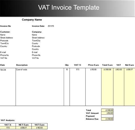 15 Invoice Templates Free Word Excel Pdf Formats