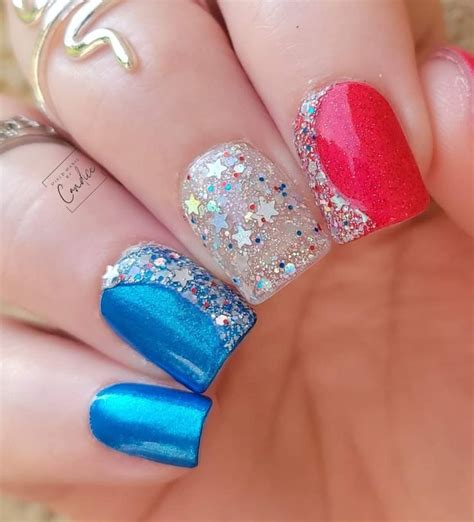 Pin By Desiree Hamann On Random Stuff Blue Glitter Nails Rockabilly