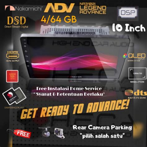 Jual Nakamichi NA 3102i ADV LEGEND ADVANCE Android 10 Inch Head Unit