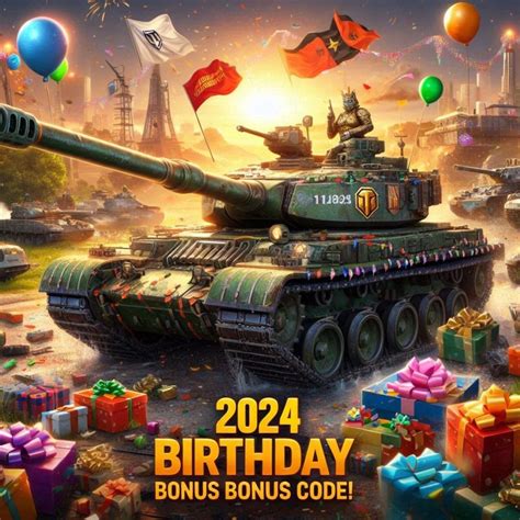 World Of Tanks Birthday 2024 Event First Bonus Code